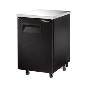 True 24in One-Door Black Powder Coated Back Bar Cooler - TBB-1-HC 