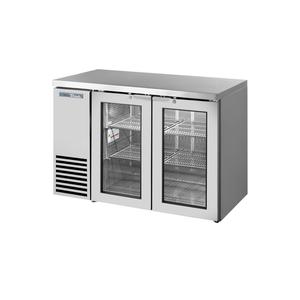 True 48in Two-Section Stainless Steel Reach-In Back Bar Cooler - TBB24-48-2G-Z1-SFT-S-1 