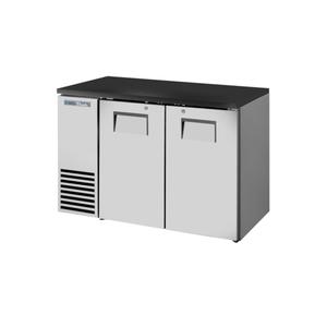 True 48in Two-Section Stainless Steel Reach-In Back Bar Cooler - TBB24-48-2S-Z1-BST-S-1 