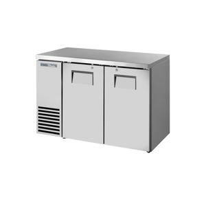 True 48in Two-Section Stainless Steel Reach-In Back Bar Cooler - TBB24-48-2S-Z1-SFT-S-1 