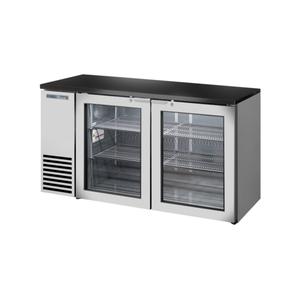True 60in Two-Section Stainless Steel Reach-In Back Bar Cooler - TBB24-60-2G-Z1-BST-S-1 