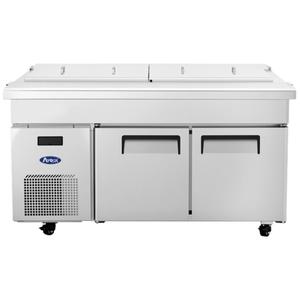 Atosa 60" Stainless Steel Dual-Sided Sandwich Prep Table - MSF8330GR