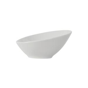 Tuxton China Inc LINX 8oz Porcelain White Mini Slant Bowl - 1dz - GLP-403 
