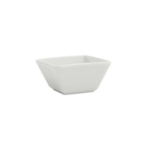 Tuxton China Inc Santorini 8oz Porcelain White Square Bowl - 2dz - GSP-040 