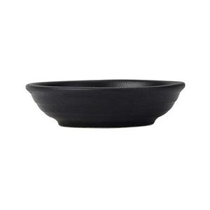 Tuxton China Inc Zion 3-1/2oz Matte Black Porcelain Fruit Dish - VBD-041 