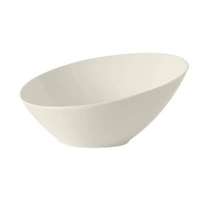Tuxton China Inc 12oz Ceramic Pearl White Slanted Bowl - AMU-407 