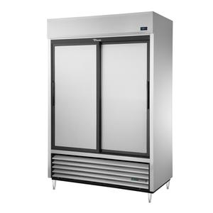 True 54in Stainless Steel Sliding Door Reach-In Refrigerator - TSD-47-HC True 54in Stainless Steel Sliding Door Reach-In Refrigerator - TSD-47-HC