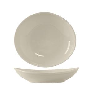 Tuxton China Inc 10-1/2oz Ceramic American White/Eggshell Oval Bowl - BEB-105J 