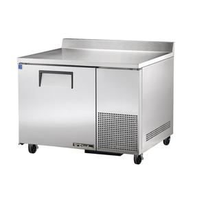 True 44" Stainless Steel SIngle Door Deep Work Top Freezer - TWT-44F-HC