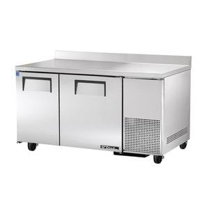 True 60" Deep 2 Door Work Top Freezer w/ Stainless Steel Exterior - TWT-60-32F-HC