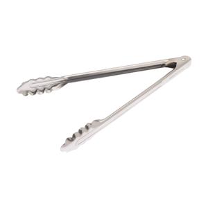 Mercer Culinary 16" Stainless Steel Utility Spring Tongs w/ Scalloped End - M21516