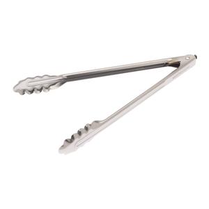 Mercer Culinary 16" Stainless Steel Locking Utility Tongs w/ Scalloped End - M21516LK