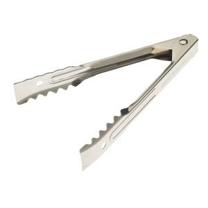 Mercer Culinary 7in Stainless Steel Utility Tongs with Gripper End - M21607 