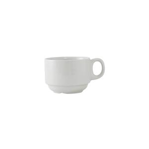 Tuxton China Inc Alaska/Colorado 7oz Stackable Porcelain White Cup - 3dz - ALF-0703 