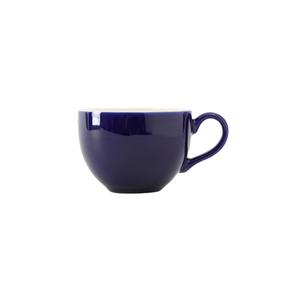 Tuxton China Inc Europa 12 oz American Cobalt/Eggshell Cappuccino Cup - 3 Doz - B2F-1201