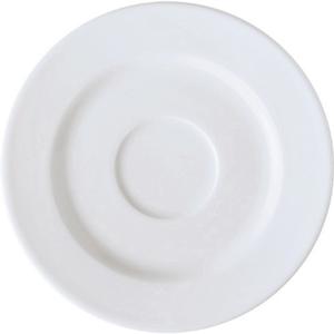 GET Corona Elegance Bright White Porcelain 6.25in dia. Saucer - PA1101920324 