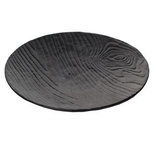 GET Sustain Black Melamine 32 oz. 11.25" dia. Coupe Plate-6 Each - 15003217001