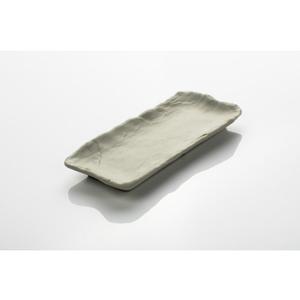 GET Endure Sandstone Melamine 9.1" x 4.3" Oblong Plate - 4 Doz - 15005101008