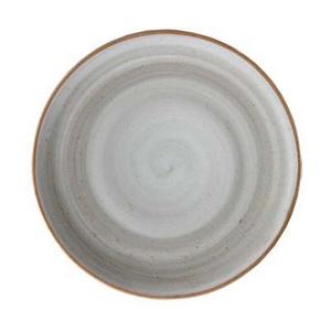GET Corona Artisan Grey Porcelain 7in dia. Coupe Plate - 2dz - PA1607711724 
