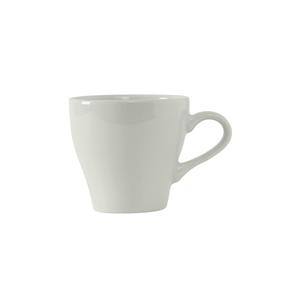 Tuxton China Inc Duratux Europa 8oz Porcelain White Cappuccino Cup - 2dz - BPF-0808 