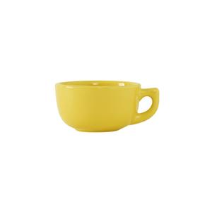 Tuxton China Inc DuraTux 14 oz. Saffron Ceramic Cappuccino Cup - 2 Doz - BSF-1402