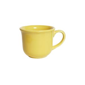 Tuxton China Inc Concentrix 8 oz. Saffron Ceramic Round Cup - 2 Doz - CSF-0702