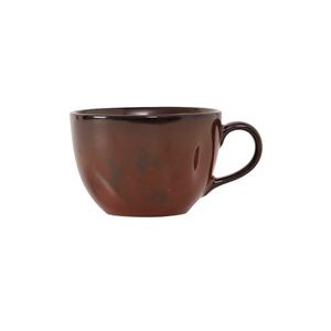 Tuxton China Inc Artisan 10-1/2oz Red Rock Ceramic Round Cup - 2dz - GAR-083 
