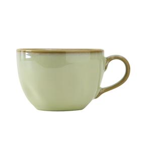 Tuxton China Inc Artisan 10-1/2oz Sagebrush Ceramic Round Cup - 2dz - GAS-083 