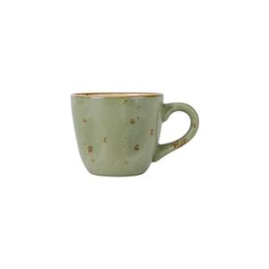 Tuxton China Inc Artisan Geode 3-1/2oz Olive Porcelain Espresso Cup - 2dz - GGO-085 