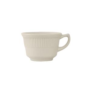 Tuxton China Inc Hampshire 7oz Ceramic American White/Eggshell Cup - 3dz - HEF-070 
