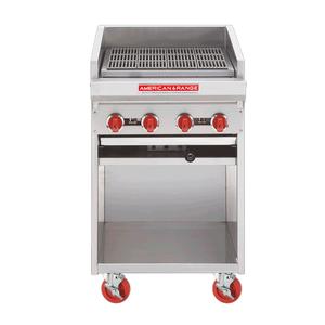 American Range 72" Stainless Steel Floor Model Radiant Gas Charbroiler - ADJF-72