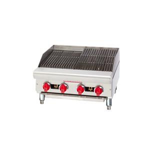 American Range 12" Countertop (2) Burner Gas Radiant Charbroiler - ARSRB-12