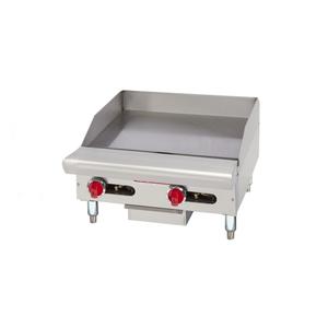 American Range 12in Countertop Thermostatic Gas Griddle with 1in Thick Plate - ARSTG-12 
