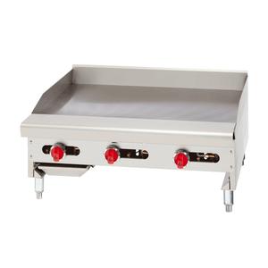 American Range 36in Countertop Thermostatic Gas Griddle with 1in Thick Plate - ARTG-36-24 