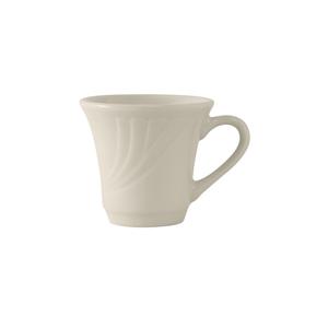 Tuxton China Inc Monterey 6oz American White/Eggshell Ceramic Cup - 3dz - YEF-070 