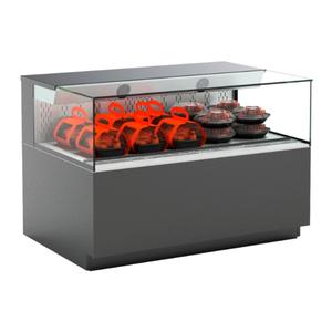 Structural Concepts Reveal 35.75in Powder Coated Heated Self-Service Display Case - NR3633HSSV 