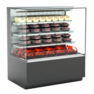 Structural Concepts Reveal 47.75in Powder Coated Heated Self-Service Display Case - NR4855HSSV 