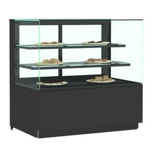 Structural Concepts Reveal 48in Black Exterior Dry Display Case with Sliding Door - NR4847DSV 