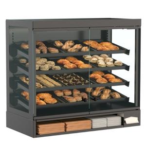 Structural Concepts Addenda 45" Black Countertop Self-Service Merchandiser - CDS4540