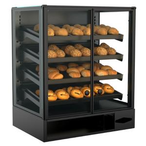 Structural Concepts Impulse 31" Black Countertop Self-Service Dry Display Case - CSC3223