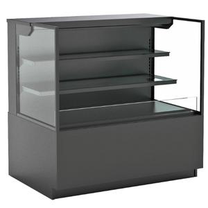 Structural Concepts Reveal 36in Black Exterior Dry Display Case with Solid Rear - NR3647DSSV 