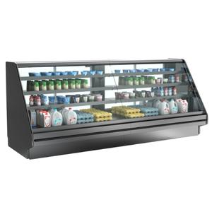 Structural Concepts Fusion 123" x 43" Refrigerated Display Case w/ 3 Shelves - GHS1052RLB (FLAT)