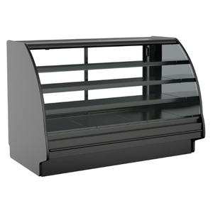 Structural Concepts Fusion 51in x 43in Refrigerated Display Case with 3 Shelves - GHS452RLB-CURVED 