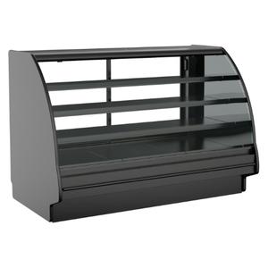 Structural Concepts Fusion 100"x43" Remote Refrigerated 3 Shelf Display Case - GHS852RLB-CURVED