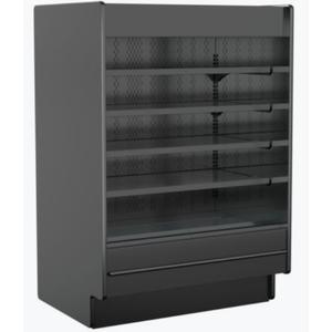 Structural Concepts Fusion 74" x 37" Black Reach-In Refrigerated Display Case - MD672R