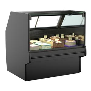 Structural Concepts Fusion 75.5" x 48" Powder Coated Refrigerated Deli Case - GLDSV6R