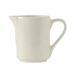 Tuxton China Inc Modena 3oz Pearl White Ceramic Creamer - 1dz - AMU-105 