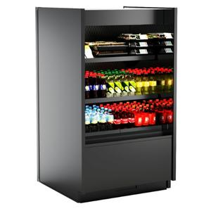 Structural Concepts Oasis 48" Powder Coated Refrigerated Open Front Display Case - B45R