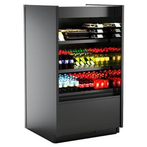 Structural Concepts Oasis 60" Powder Coated Refrigerated Open Front Display Case - B55R