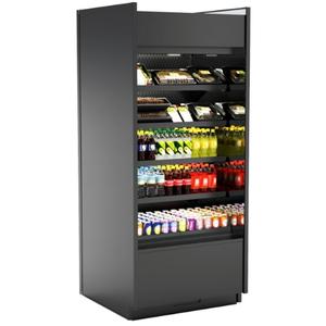 Structural Concepts Oasis 60" Powder Coated Refrigerated Open Front Display Case - B57R